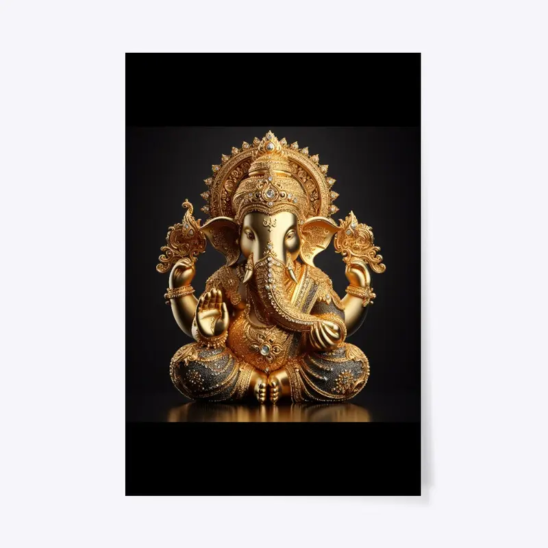 Ganesha Sacred Art, Large Statue.